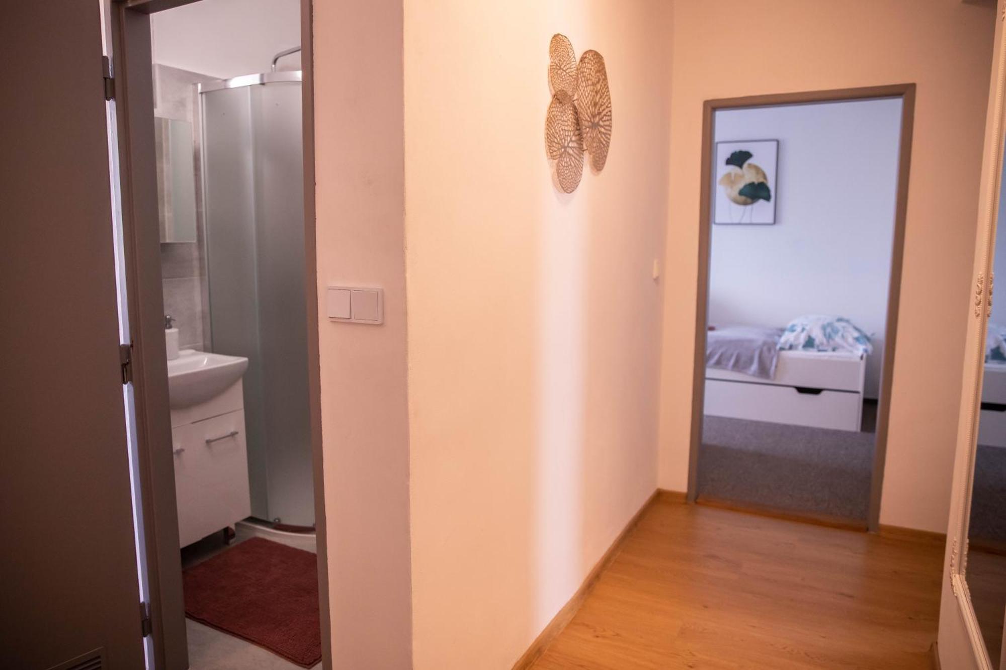 Prostorny Byt V Centru U Reky, 2 Loznice, Balkon Hradec Kralove Exterior photo